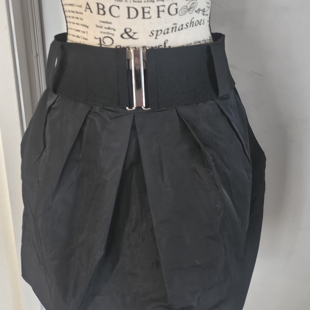 BCBGeneration Black Skirt with Belt